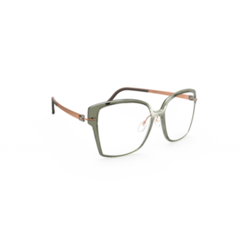 Eyeglasses Silhouette Infinity View Full Rim 1611 5540 Pine Green Eyeglasses Silhouette Infinity View Full Rim 1611 5540 Pine Green