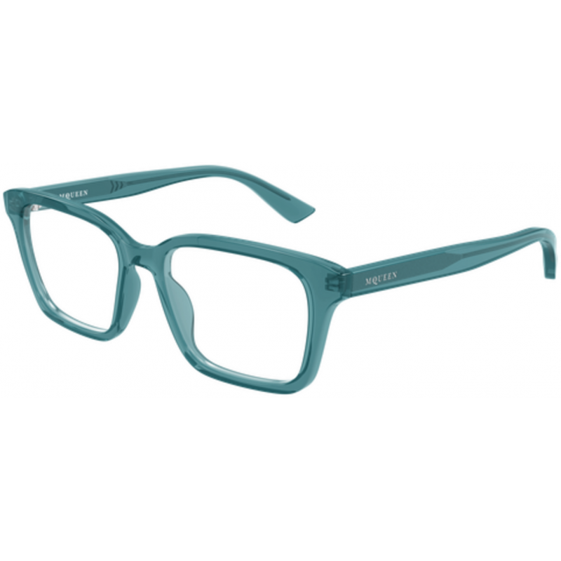 Eyeglasses Alexander McQueen AM 0566 O- 005 Blue / Transparent 53mm