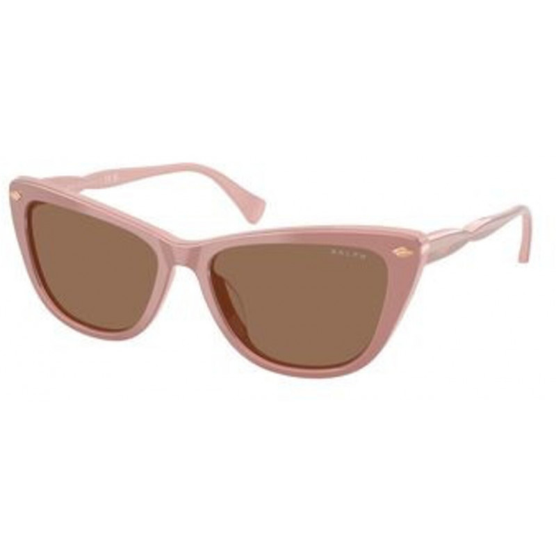 Sunglasses Ralph RA 5346 U 630273 Top Opal Rose On Solid / Brown Polyamide Standard 57mm