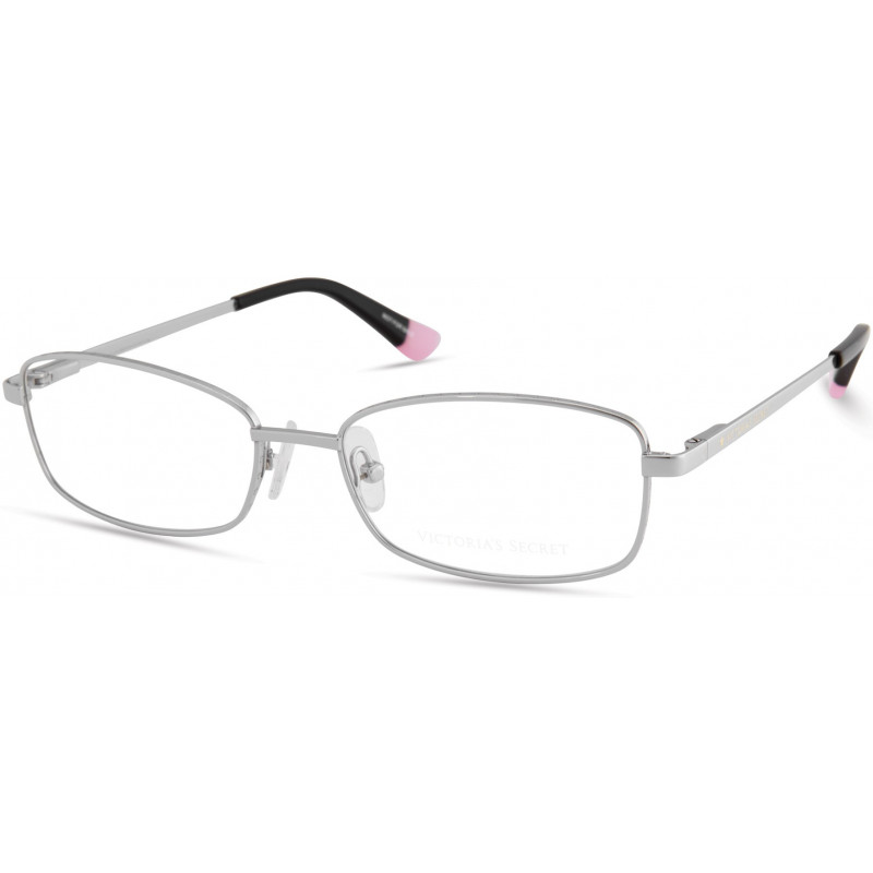 Eyeglasses Victoria's Secret VS 5022 016 Silver W/ Gold Star On Temple Black Tips Eyeglasses Victoria's Secret VS 5022 016 Silver W/ Gold Star On Temple Black Tips
