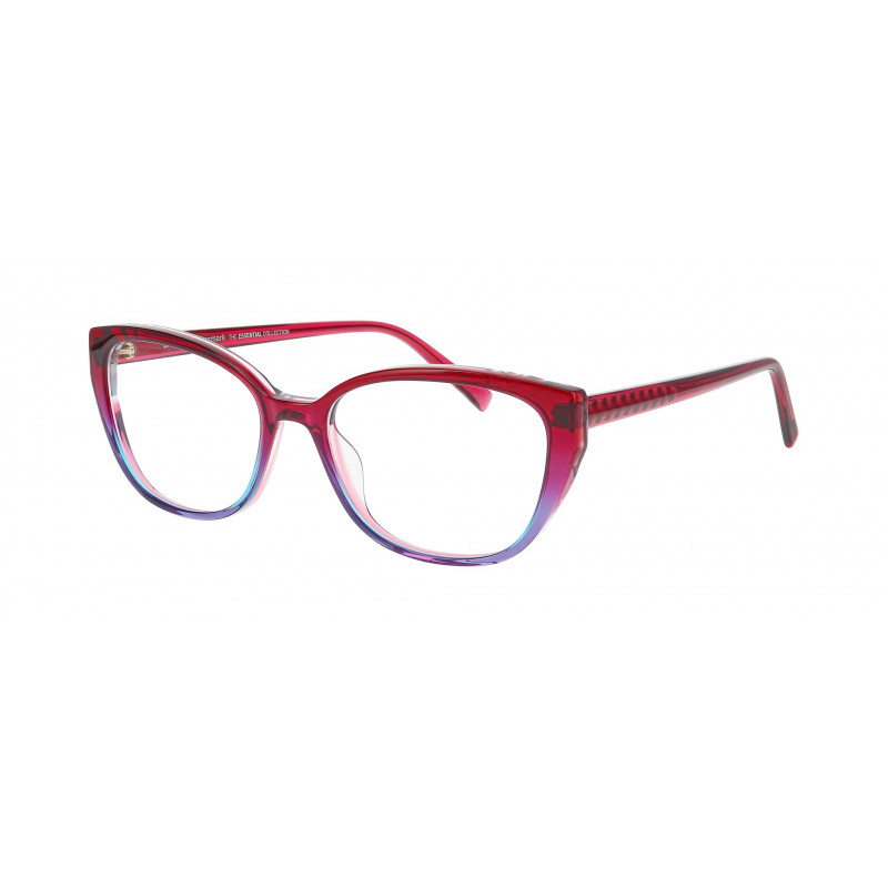Eyeglasses Pro-design Denmark AURA 2 4142 Solid Ruby/Gradiant Ruby/Blue 54mm
