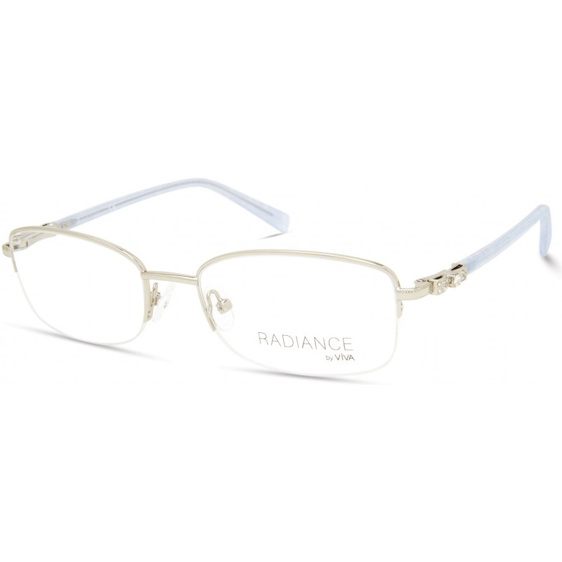 Eyeglasses Viva VV 8017 010 Shiny Antiqued  Light Nickeltin / Blue Eyeglasses Viva VV 8017 010 Shiny Antiqued  Light Nickeltin / Blue