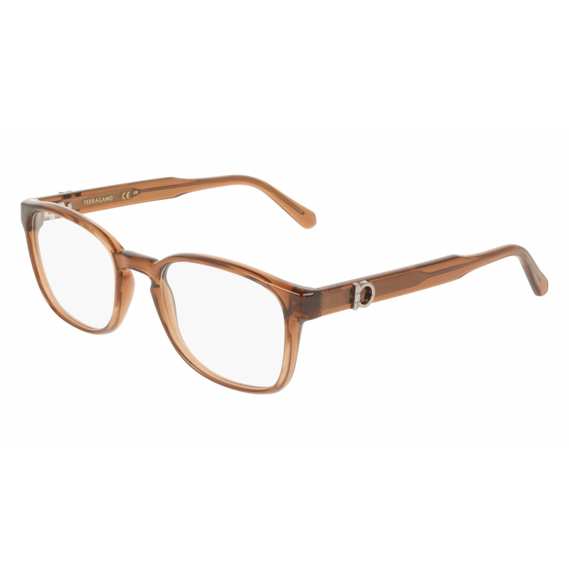 Eyeglasses FERRAGAMO SF 3027 E 232 Transparent Brown Eyeglasses FERRAGAMO SF 3027 E 232 Transparent Brown