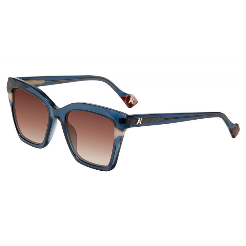 Sunglasses Yalea SYA 240 V 06sb Shiny Transparent Blue 53mm