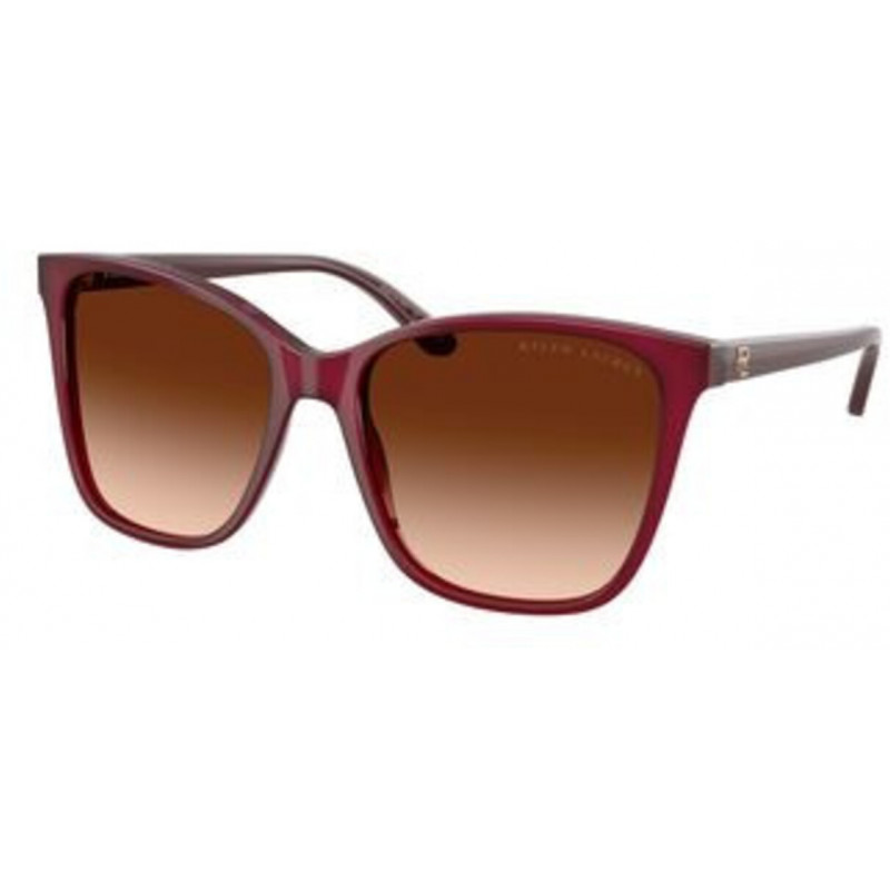 Sunglasses Ralph Lauren RL 8201 591274 Shiny Opal Burgundy / Gradient Brown Polyamide Standard 56mm