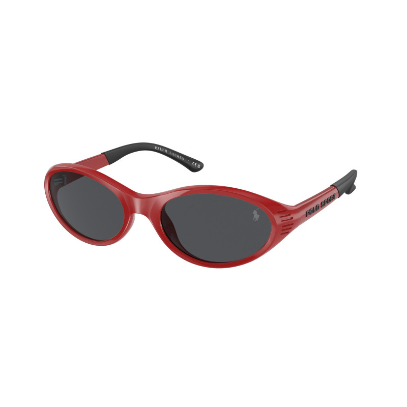 Sunglasses Polo PH 4197 U 609187 Shiny Red Grey 56mm