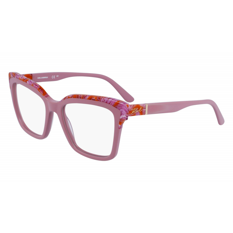 Eyeglasses KARL LAGERFELD KL 6130 618 Rose Marble Eyeglasses KARL LAGERFELD KL 6130 618 Rose Marble