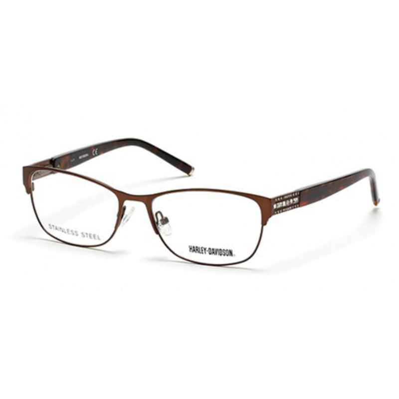 Eyeglasses Harley-Davidson HD 0540 046 Matte Dark Brown / Red Havana Eyeglasses Harley-Davidson HD 0540 046 Matte Dark Brown / Red Havana