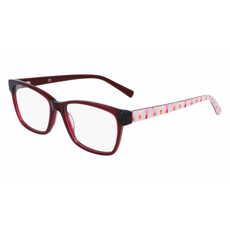 Eyeglasses MARCHON M- 5023 630 Crystal Red/Pink Mosiac Eyeglasses MARCHON M- 5023 630 Crystal Red/Pink Mosiac