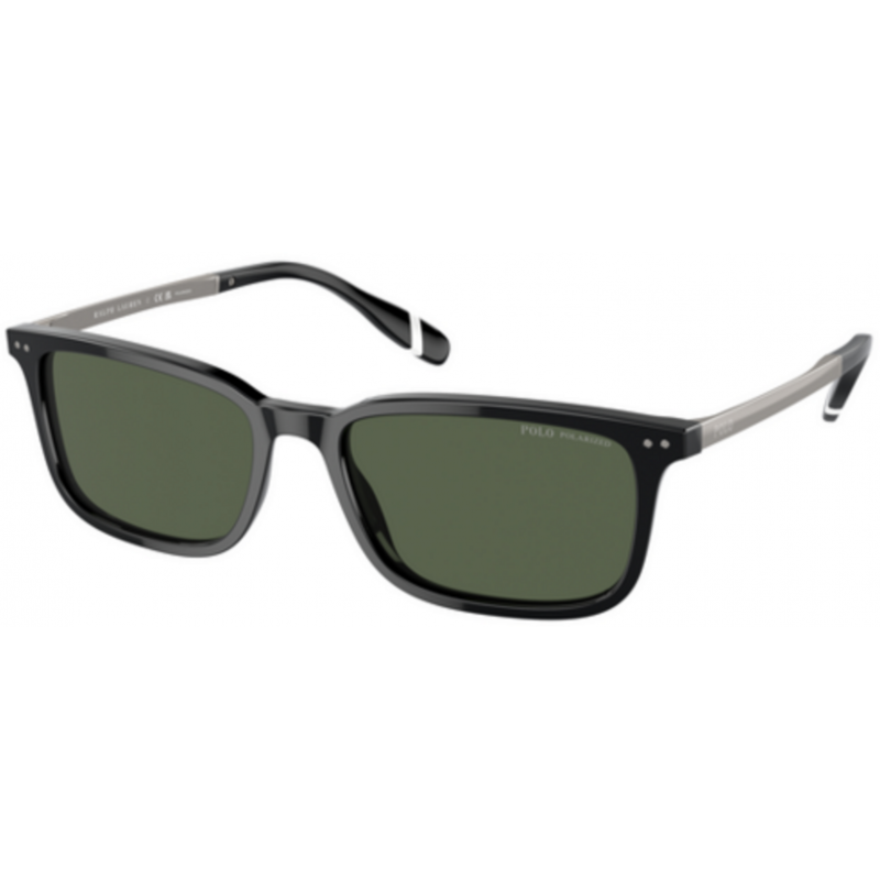 Sunglasses Polo PH 4212 50019A Shiny Black/Polar Bottle Green 57mm