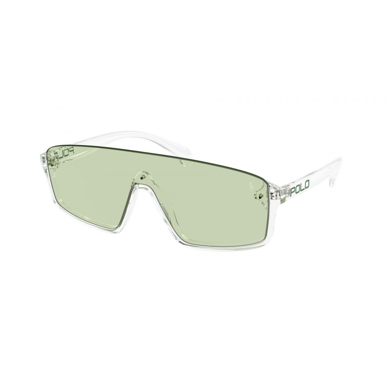 Sunglasses Polo PH 4211 U 586982 Shiny Crystal / Light Green Polyamide Standard 34mm