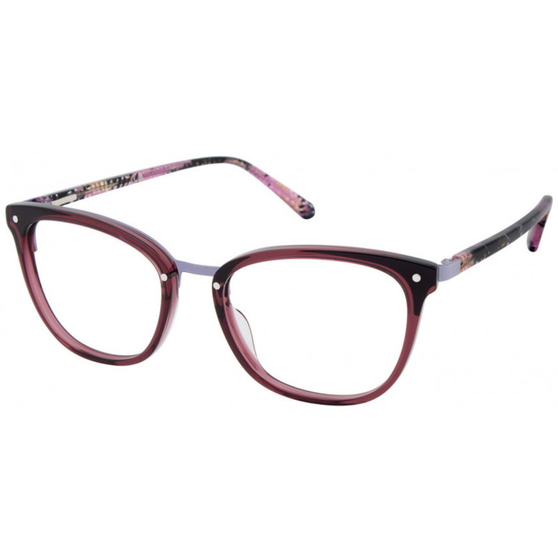 Eyeglasses Nicole Miller EZME C03 Berry Crystal 57mm