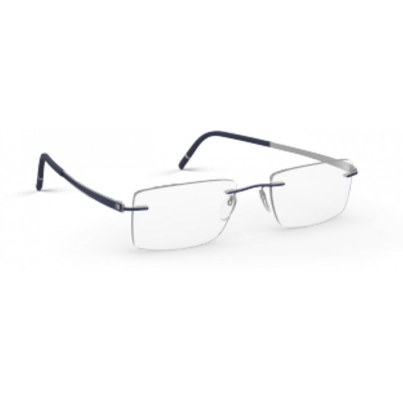 Eyeglasses Silhouette Momentum ( 5529 ) 4510 Silver / Pacific Blue
