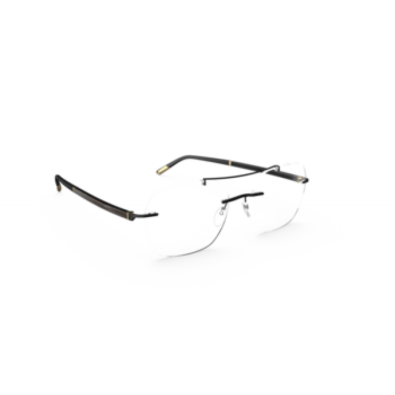 Eyeglasses Silhouette Hinge C- 2 ( 5421 ) 5565 9020 Black/Gold Eyeglasses Silhouette Hinge C- 2 ( 5421 ) 5565 9020 Black/Gold