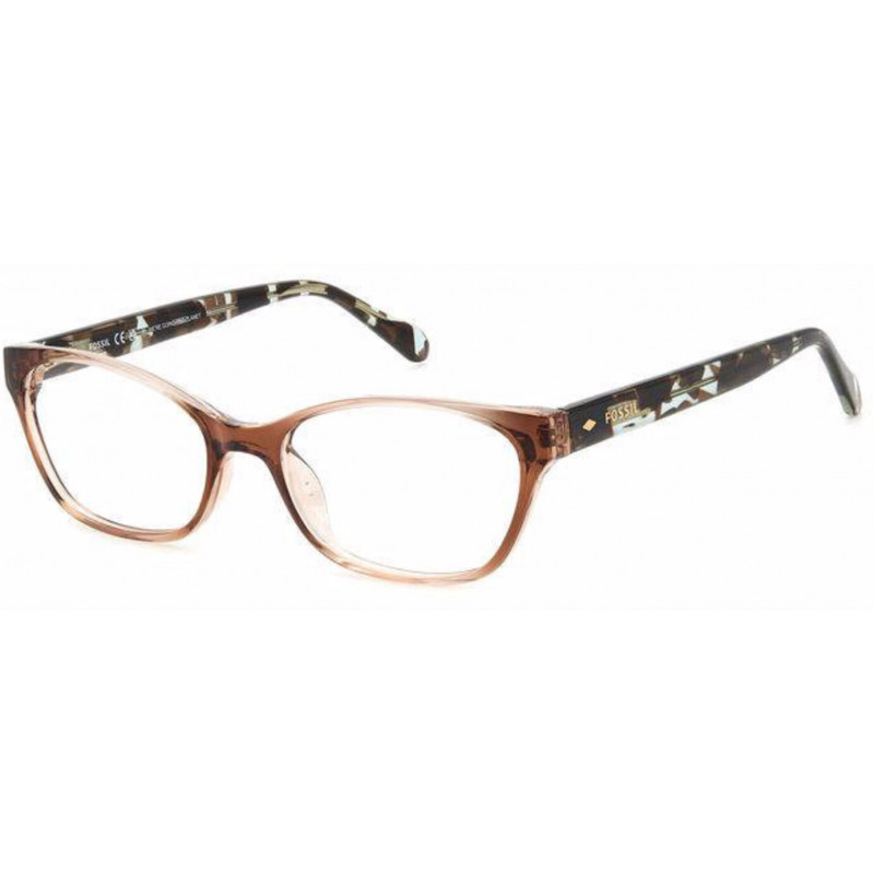 Eyeglasses Fossil FOS 7158 FL4 Crystal Brown 52mm