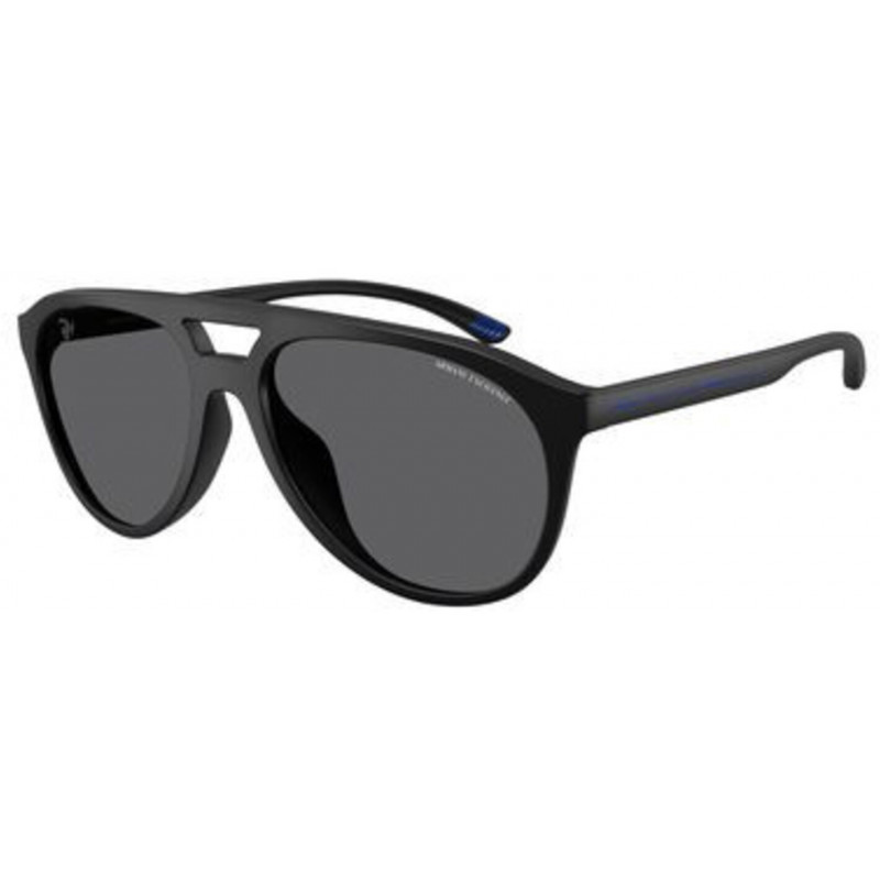 Sunglasses Armani Exchange AX 4156 SU 8078T3 Matte Black / Polar Grey Policarbonate Polarized 59mm