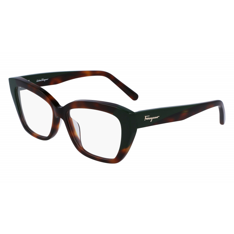 Eyeglasses FERRAGAMO SF 2938 LB 220 Tortoise/Dark Green Eyeglasses FERRAGAMO SF 2938 LB 220 Tortoise/Dark Green