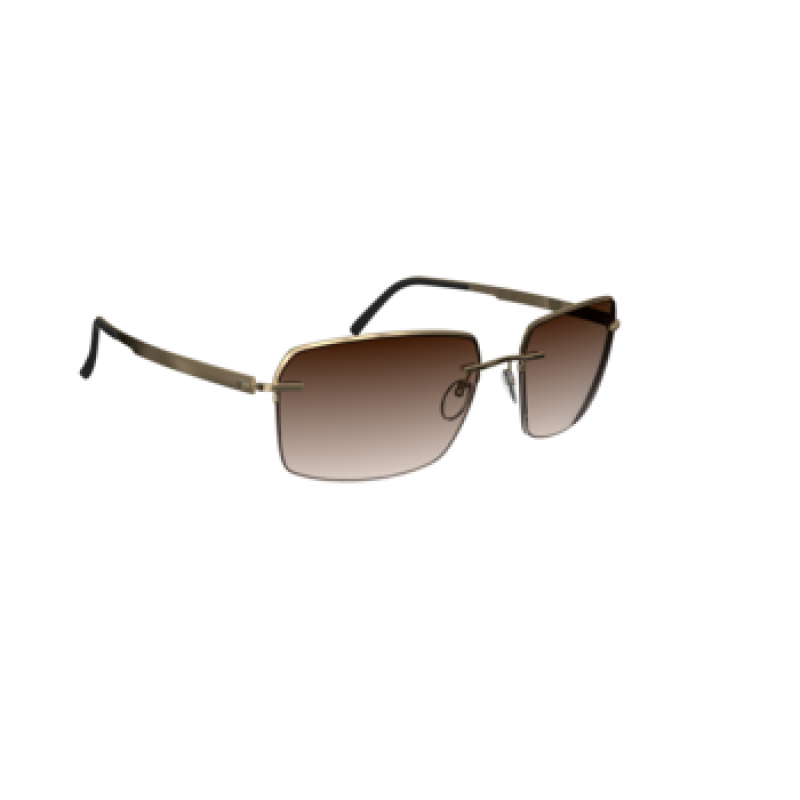 Sunglasses Silhouette Croisette Club 8725 7520 Gold/Brown Sunglasses Silhouette Croisette Club 8725 7520 Gold/Brown