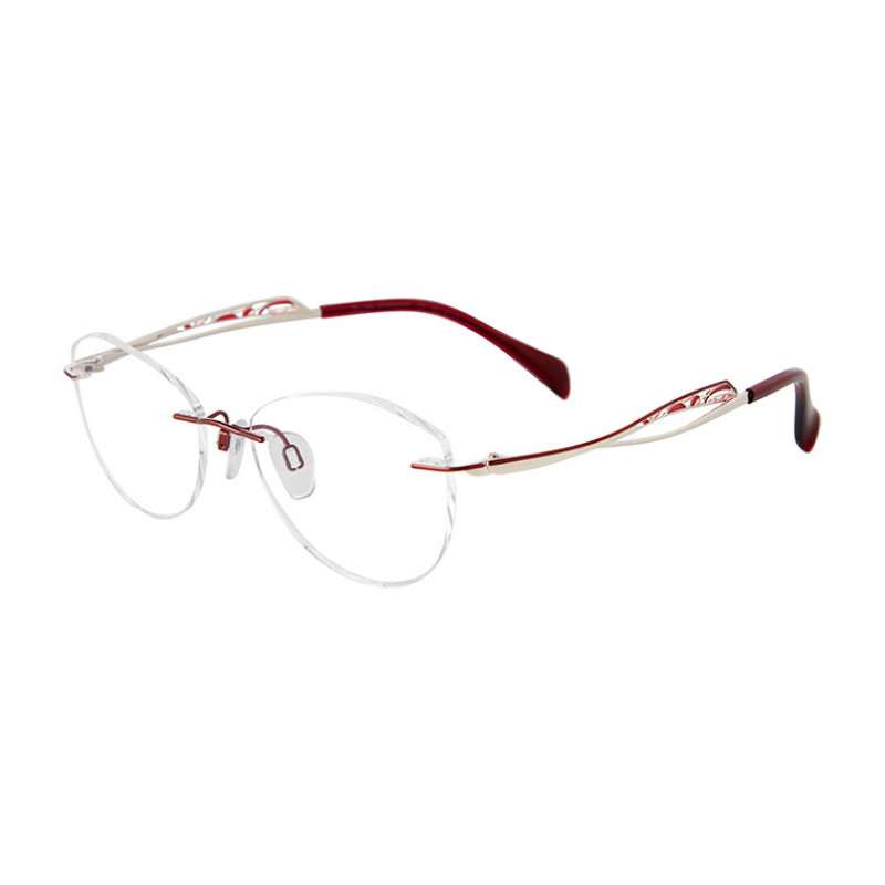 Eyeglasses Line Art 2175 Wine WI Eyeglasses Line Art 2175 Wine WI