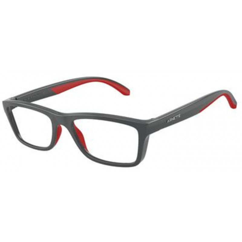 Eyeglasses Arnette AN 7270 2841 Dark Grey/Red Rubber / Recycled Demo 52mm