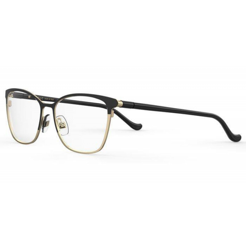 Eyeglasses Emozioni EM 8501 RHL Gold Black 55mm