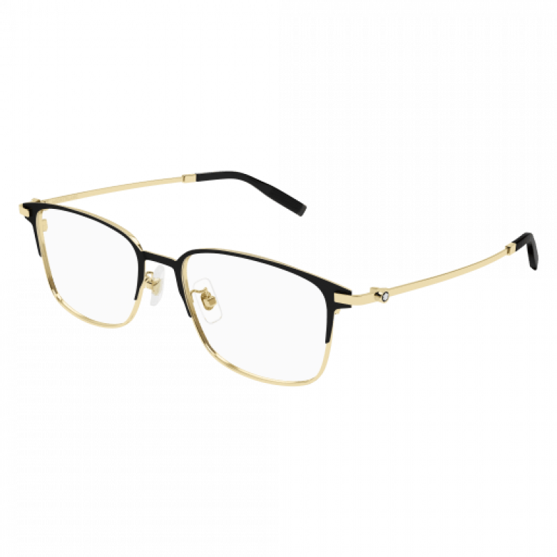 Eyeglasses Montblanc MB 0314 OA- 002 Black / Transparent Gold 54mm