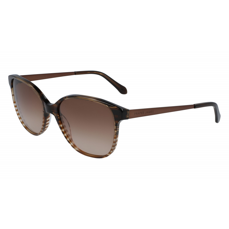 Sunglasses Draper James DJ 7005 201 Brown Stripe 55mm