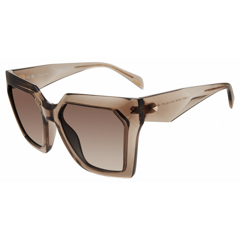 Sunglasses Police SPLN 58 M 07t1 Transparent Beige 54mm