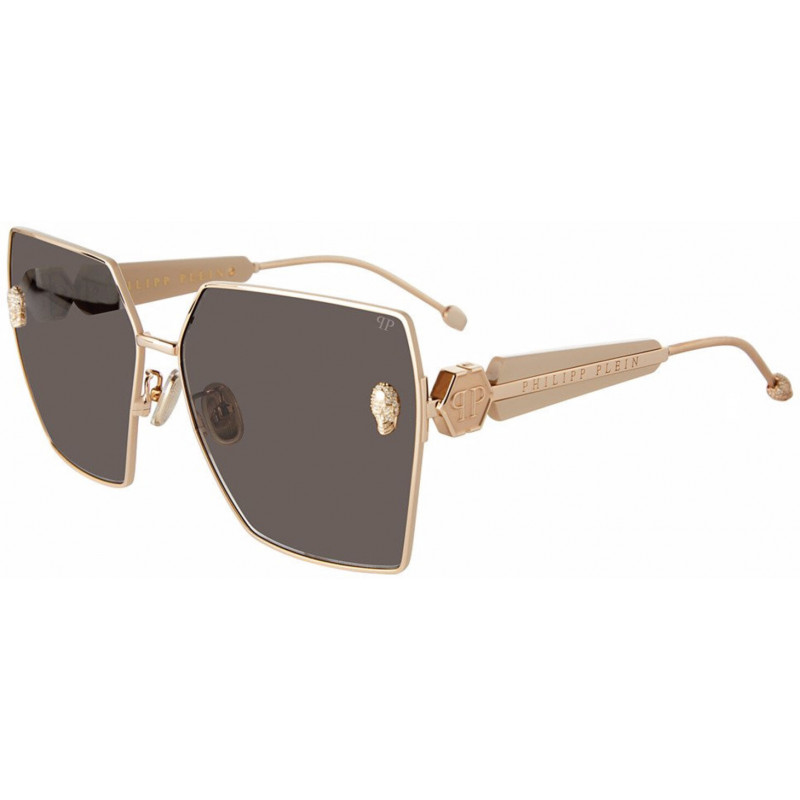 Sunglasses Philipp Plein SPP 122 S 0f47 Rose Gold W/Beige Sunglasses Philipp Plein SPP 122 S 0f47 Rose Gold W/Beige