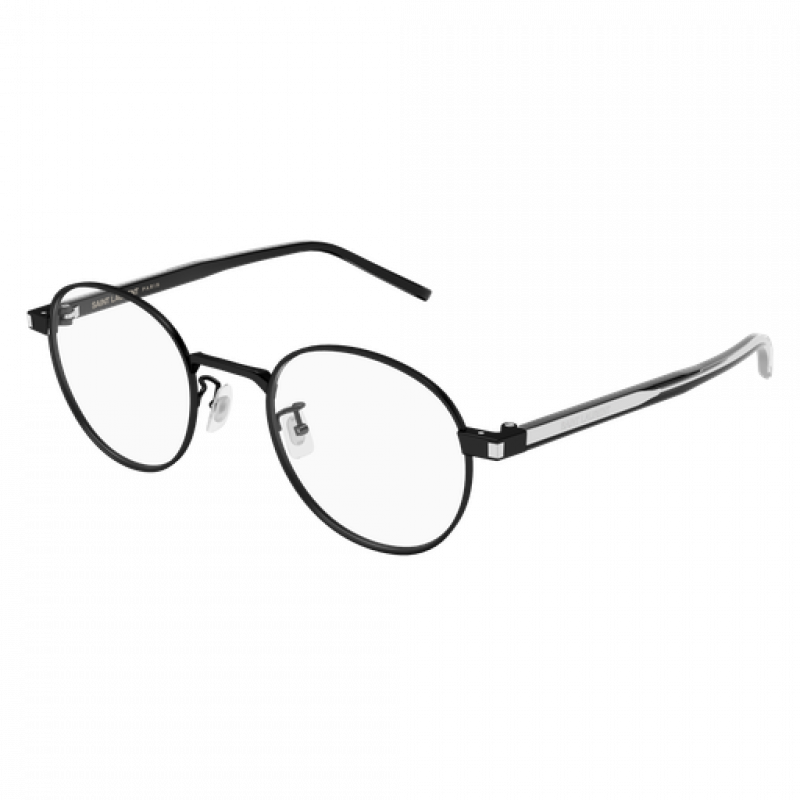 Eyeglasses Saint Laurent SL 848 /J- 001 Black / Transparent Crystal 49mm