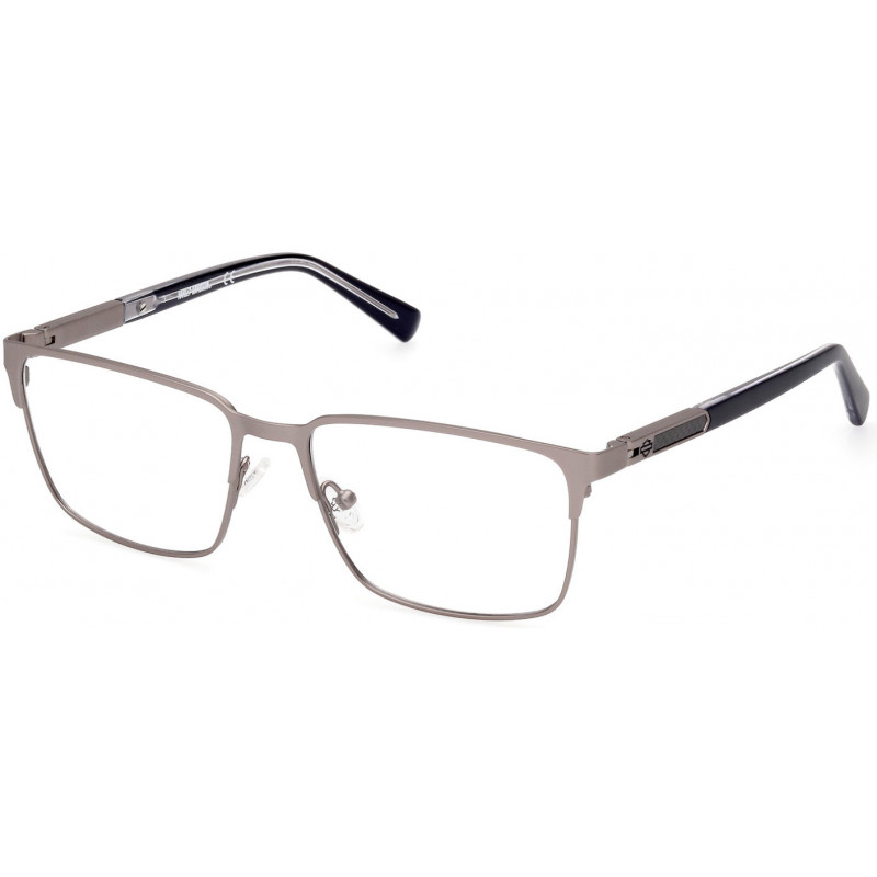 Eyeglasses Harley-Davidson HD 0976 011 Matte Antiqued  Light Nickeltin / Blue Eyeglasses Harley-Davidson HD 0976 011 Matte Antiqued  Light Nickeltin / Blue