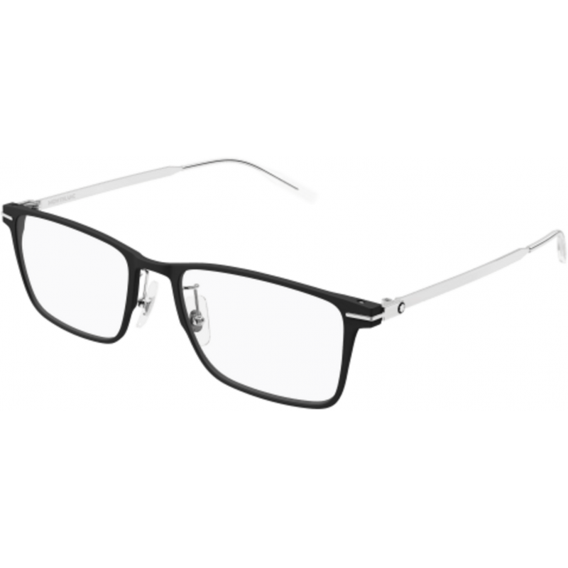 Eyeglasses Montblanc MB 0396 ON- 007 Black / Transparent Silver 56mm