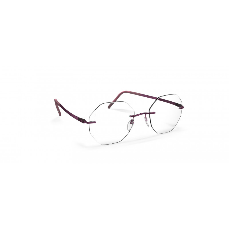 Eyeglasses Silhouette The Dawn Demo Rimless 5573 4040 Deep Fuchsia Eyeglasses Silhouette The Dawn Demo Rimless 5573 4040 Deep Fuchsia