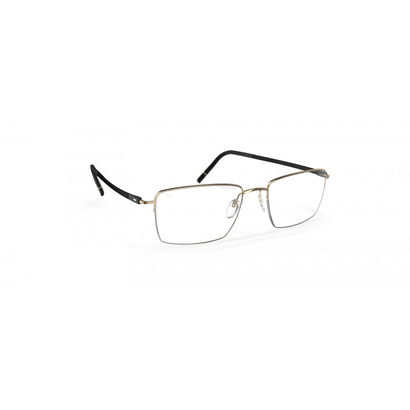 Eyeglasses Silhouette Dynamic Dawn 5583 7680 Golden Black Eyeglasses Silhouette Dynamic Dawn 5583 7680 Golden Black