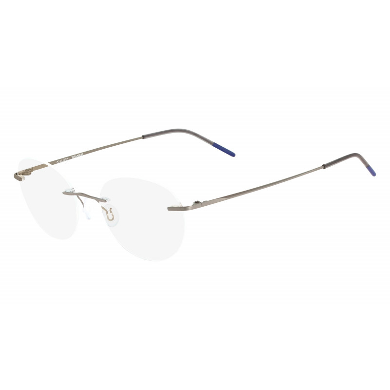 Eyeglasses MARCHON AIRLOCK WISDOM 203 N 046 Satin Silver 49mm