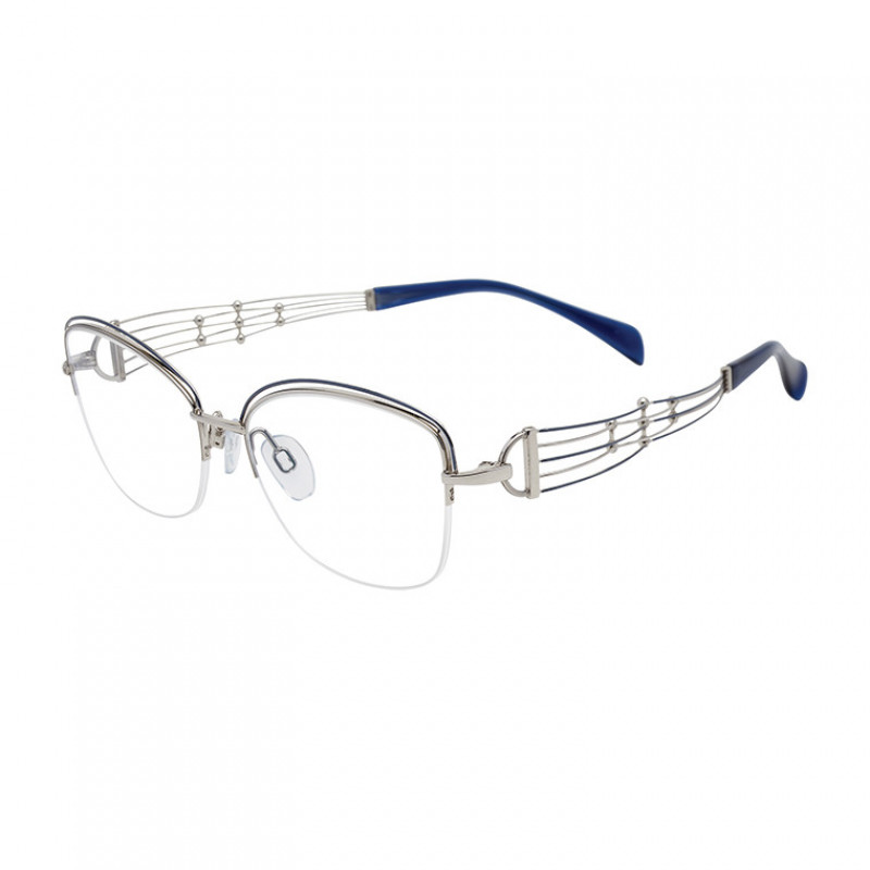 Eyeglasses Line Art 2184 Blue BL Eyeglasses Line Art 2184 Blue BL