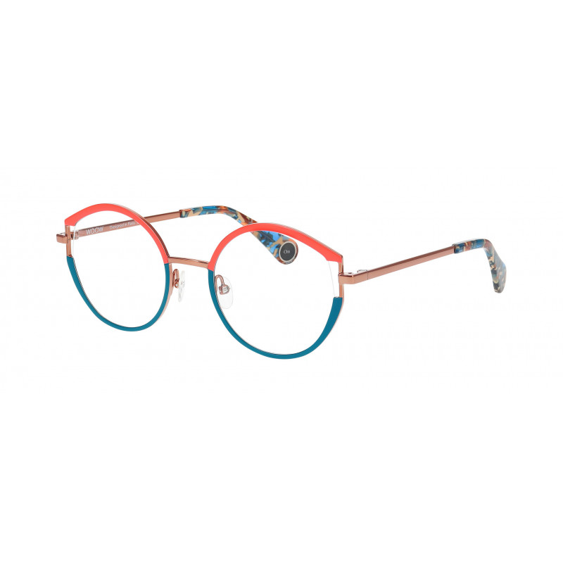 Eyeglasses WOOW GAME ON 1 9201 Matt Neon Orange / Nosepad 47mm