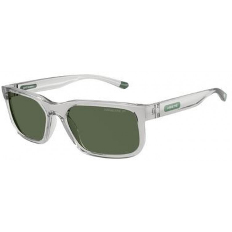 Sunglasses Arnette AN 4372 28589A Transparent Light Grey / Dark Green Polar Policarbonate Polarized 57mm