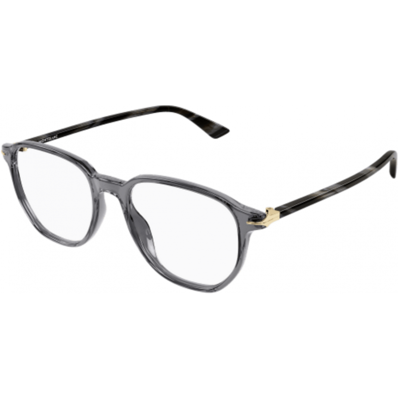 Eyeglasses Montblanc MB 0366 O- 004 Grey / Transparent 51mm