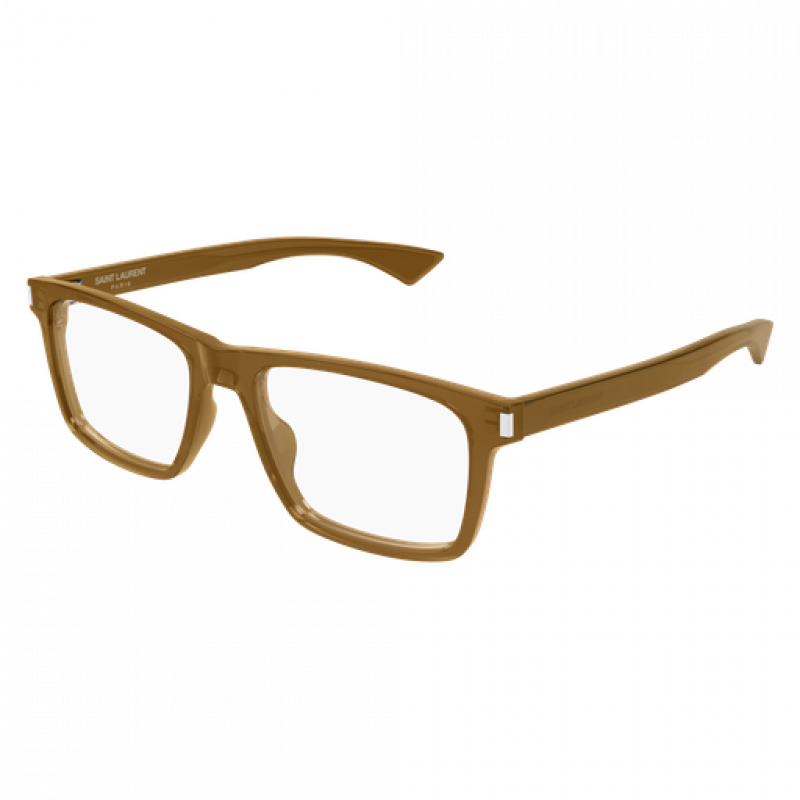Eyeglasses Saint Laurent SL 882 - 010 Brown / Transparent 57mm