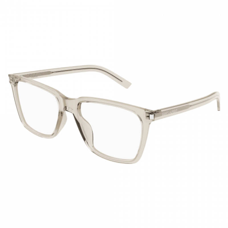 Eyeglasses Saint Laurent SL 717 SLIM- 004 Beige / Transparent Eyeglasses Saint Laurent SL 717 SLIM- 004 Beige / Transparent