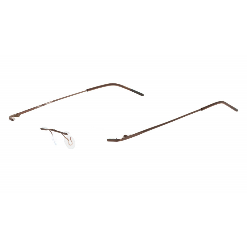 Eyeglasses MARCHON AIRLOCK WISDOM CHASSIS 210 Satin Brown