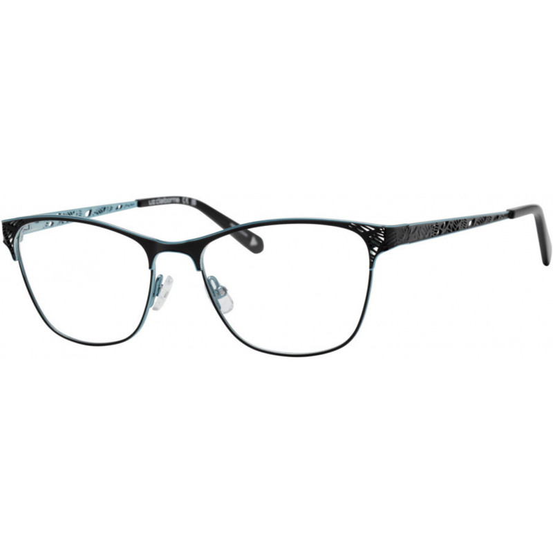 Eyeglasses Liz Claiborne L 691 ETJ Black Blue 53mm