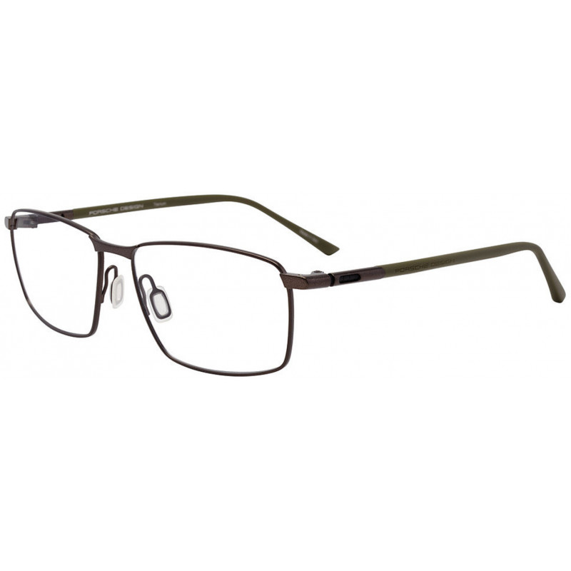 Sunglasses Porsche Design P 8766 d000 Brown/Olive Titanium 58mm
