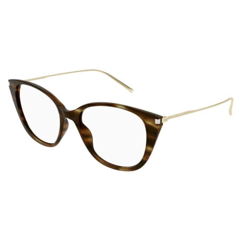 Eyeglasses Saint Laurent SL 627 - 004 Havana / Transparent Gold Eyeglasses Saint Laurent SL 627 - 004 Havana / Transparent Gold