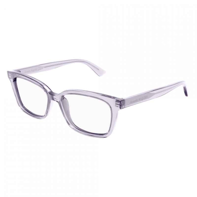 Eyeglasses Alexander McQueen AM 0464 O- 005 Violet / Transparent 52mm