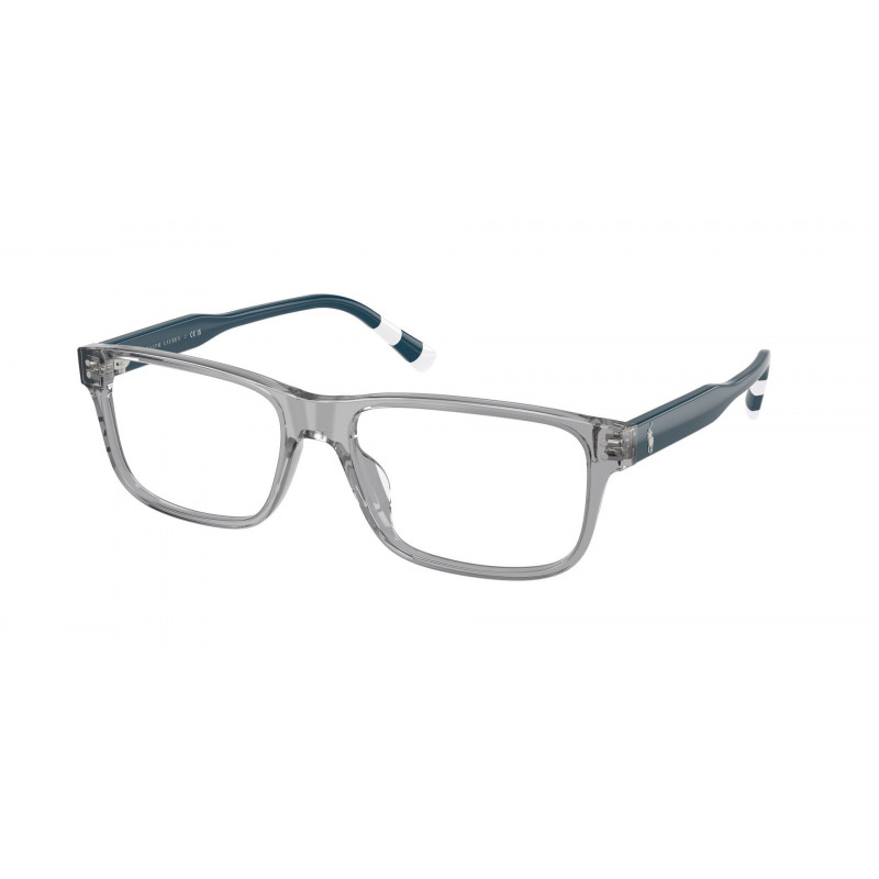 Eyeglasses Polo PH 2302 U 6317 Shiny Transparent Grey / Demo 55mm