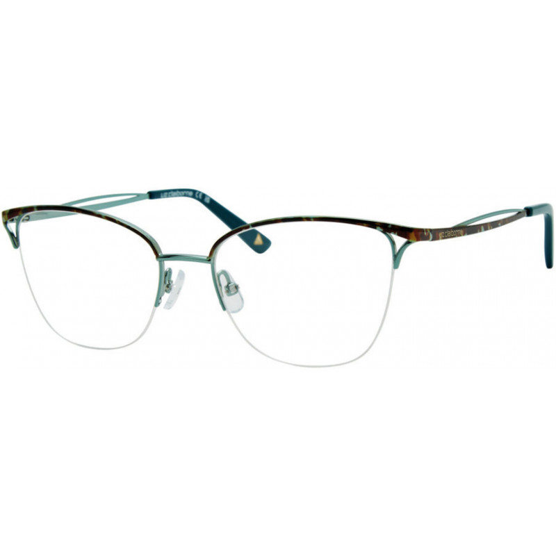Eyeglasses Liz Claiborne L 473 YAP Havana Blue Eyeglasses Liz Claiborne L 473 YAP Havana Blue