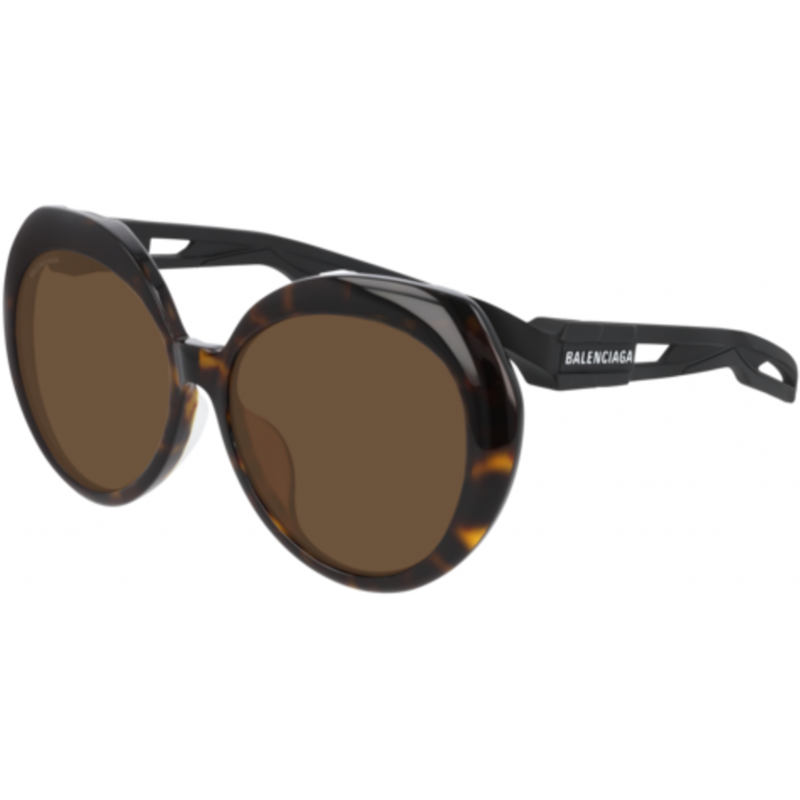 popular anillo Mount Bank Sunglasses Balenciaga BB 0024 SA- 001 Havana / Brown Black