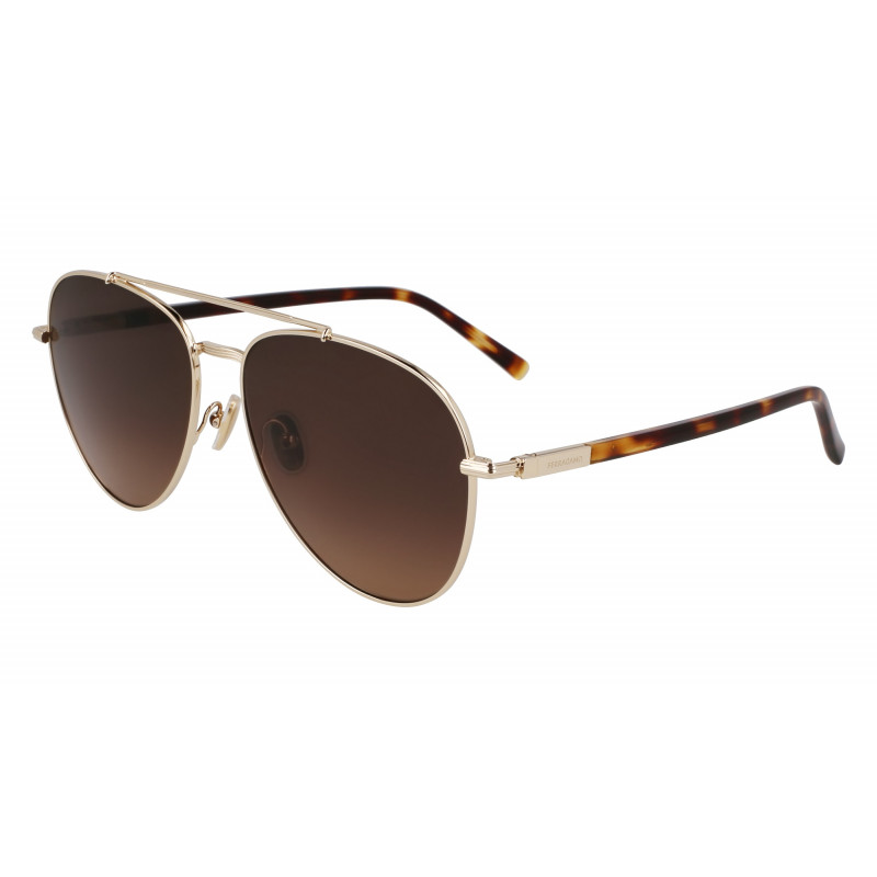 Sunglasses FERRAGAMO SF 316 S 745 Gold/Brown Gradient Sunglasses FERRAGAMO SF 316 S 745 Gold/Brown Gradient